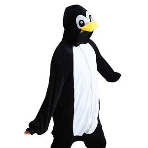 펭귄 동물잠옷 귀여운 캐릭터 수면 극세사 커플 반티 파자마룩 졸업사진코디 행사복 할로윈의상