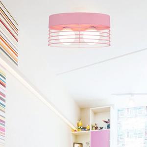 원룸꾸미기 팡팡 2등 LED방등 키즈조명 블랙 화이트 민트 핑크 LED 전구포함 인테리어용품