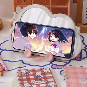 구름 탁상거울 휴대폰거치대 겸용 벽거울