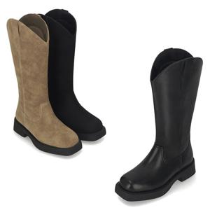 [정상가 189,000원] 엘칸토 여성 웨스턴 하프부츠 4cm LCWH80M44V