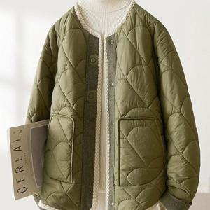 [패션시그널/99사이즈까지] 라운드넥 패딩자켓 62C7FE