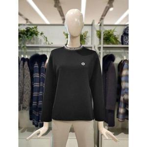 갤러리아_크로커다일레이디 레터링 자가드 반목 티셔츠 CLDWTS201