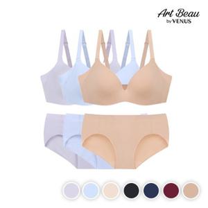 [비너스 아르보] 브라3+팬티3 3종 세트(총 6종)[KBRE134A_C/KPTE163]