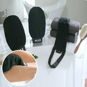 맥스 때미리 12종(때장갑10개+등타올2개) 각질제거 필링 부드러운 때타올 문지르면 때가 솔솔