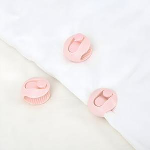 침대시트 고정클립 이불 고정 클립 커버 시트 밀림방지 연핑크 1+1세트 K120