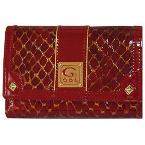 LW9505 정품 GBL 여성용 럭셔리 레드 애나멜 중지갑