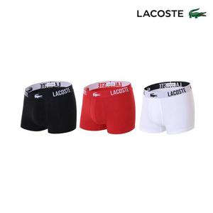 [라코스테] 프리미엄 코튼 핏 드로즈 B팩 3종 세트