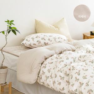 [파르페by알레르망] 코델 60수 고밀도면 밍크극세사 차렵이불패드세트 Q