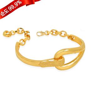 [골드모아] 여자 순금 팔찌 30g 24K [샤인볼륨]