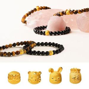 갤러리아_순금 팔찌 여자 남자 원석 금팔찌 디자인 24K 0.85g