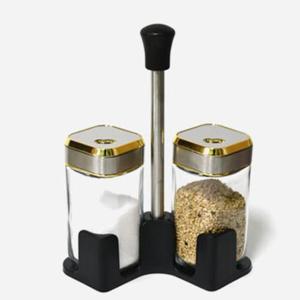 위생적인 유리 사각 양념통 조미료통 (WFGYEPX)