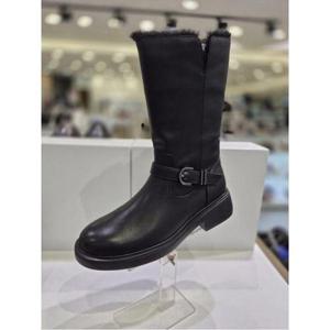 [에스콰이아]MARIO여성 경량 퍼 하프부츠 4CM(PFEWBM887BK)