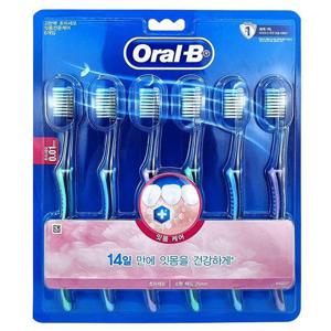 오랄비 고탄력 초미세모 잇몸전문케어(6입) 칫솔