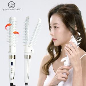 퀸스IN태양 오토롤링 브러쉬고데기 시즌2 자동회전 뽕뿌리볼륨매직 볼륨웨이브 구르프 해외겸용