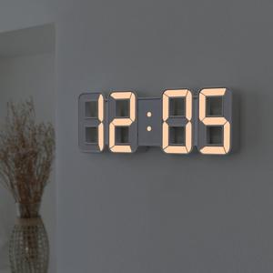 [무아스] LED탁상시계 퓨어 미니 화이트골드