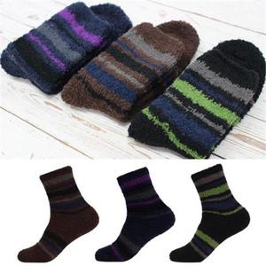 [서울양말]겨울 남성 남자 따뜻한 수면양말 5켤레 스트라이프