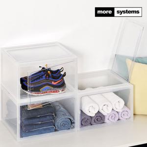 모아시스템즈 투도어 DIY 조립식 수납함 1개 플라스틱 서랍장 수납장 정리함
