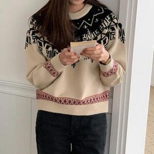 [에이치스타일](DK)노르딕니트R티 여성 니트티셔츠