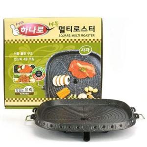 하나로 멀티 로스터 마블코팅 사각불판 32cm 고기불판