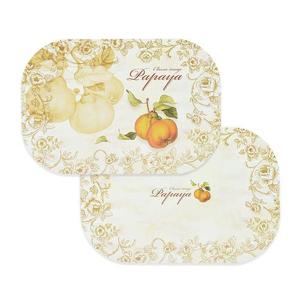 국산 파파야 테이블매트 양면 식탁매트