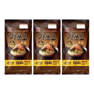[CJ]가쓰오우동 (4인) 933g x3개