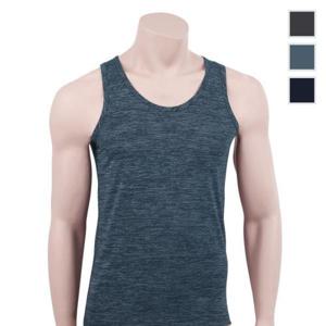 [폴밋]국산 남자런닝 유색 민소매 나시 런닝구 메리야스 3매입