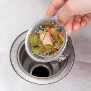 음식물쓰레기 싱크대 거름망 배수구 필터 100개입 (WFG00EV)