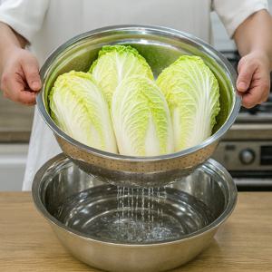 맥스앤맥스 스텐 대형 김장 믹싱볼 2종