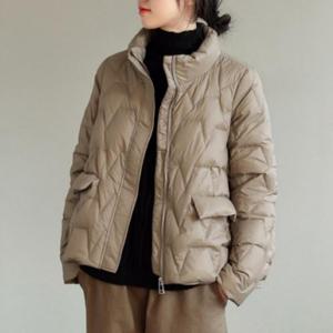 여성 겨울 데일리 퀼팅 경량 얇은 덕다운 점퍼 패딩 WFKNART