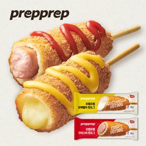 [프렙프렙] 크리스피 핫도그 11팩 외 모짜렐라 핫도그 추가 구성