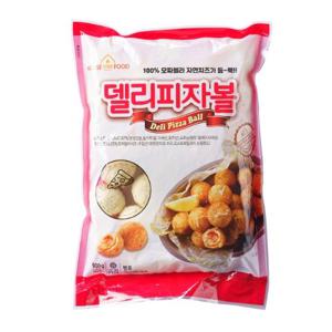[하우스원푸드] 델리 피자 치즈볼 냉동 생지 (900g x 2봉)