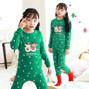 [토토와모모]유아 아기 크리스마스 내복 실내복 산타 루돌프 P트윈돌프(30수)