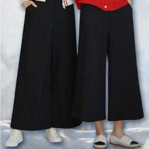 밍크기모 쫀득 만점 A라인 키큰키작 와이드팬츠