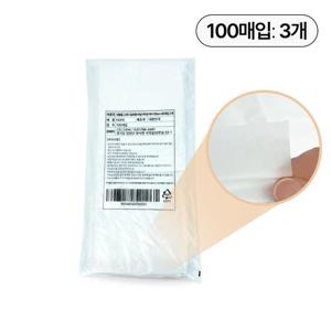 일회용 비닐 식탁보(90x128cm)100개입-3개 국산 비닐식탁보 식탁비닐 업소용