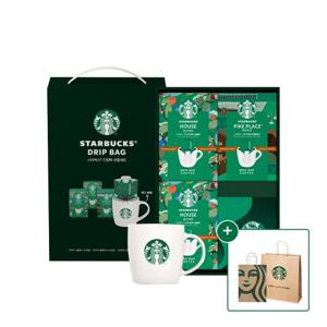 [쇼핑백] 스타벅스 드립백 선물세트 (15T+머그)