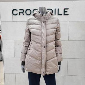 [크로커다일레이디]부착후드 덕다운 패딩CLEWDW105-BE_BP