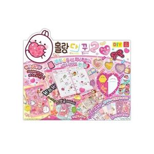 몰랑 다이어리꾸미기2 하트핑크