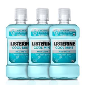 리스테린 쿨민트 마일드 250ml x 3개 / 순한맛