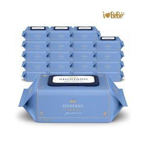 [아이러브베베]시그니앙 더블루 레이온100% 75g 77매 20팩 캡형 아기물티슈