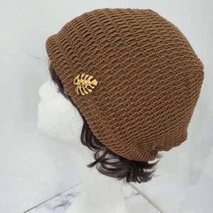 [애슬릿] 비니 모자 중년 여성 얇은 가을 겨울 두건 자수 국내산