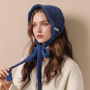 [루즈루나] 샤앙 귀도리 방한 겨울 여성 보카시 니트 귀돌이 귀덮개 목도리 귀마개 K255