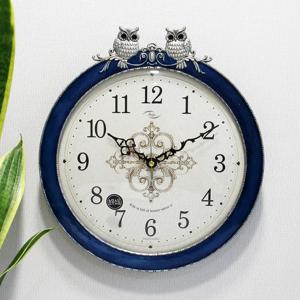 무소음 블루투게더 부엉이 주물 벽시계 HSA-560