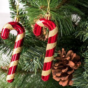 크리스마스 지팡이 트리 장식 롤리 12cm (2개입) 2컬러 꾸미기 소품 용품 오너먼트 데코 이벤트 파티