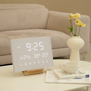 오아 모던 LED 벽시계S  무소음 디지털 인테리어 탁상 벽걸이 시계 거실시계