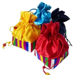 [다잇템]여성 색동 새해복 사각 세뱃돈 돌잔치 복주머니