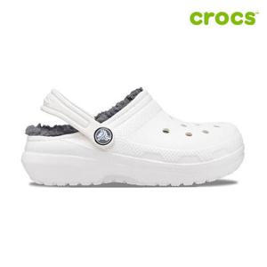 [크록스]클래식 라인드 클로그 아동 털샌들 207010-10M