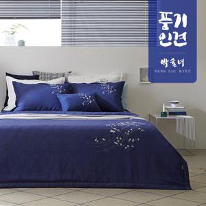 [슈퍼싱글]프리미엄 국내산100% 풍기인견  박술녀 자수 침구세트