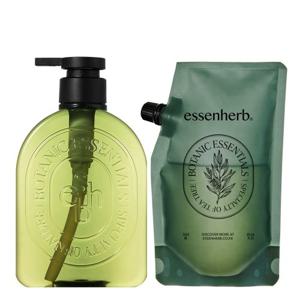 에센허브 티트리 아크네 데일리 바디워시 500ml+리필300ml