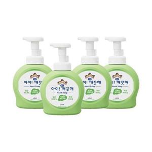 아이깨끗해 핸드워시 청포도향 490ml 용기 x 4개