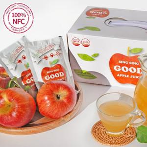 [미감미소]사과를 통째로 100% 청송 생착즙 사과즙 120ml 50포 2박스(총 100포)